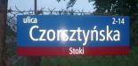 Sim lodz street sign fence