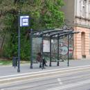 Tram stop, Łódź Kopernika Street 2015