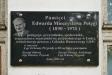 Edward Mieczysław Potęga memorial plaque