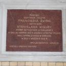 Plaque Żwirko Wigura, Cathedral Łódź
