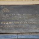 Plaque Helena Miklaszewska school, Łódź 59 Narutowicza Street