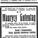 Gutentag Maurycy nekrolog Rozwój 1913 nr134-9