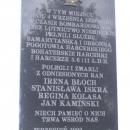 Memorial plaque of scouts died in 1939, Łódź Widzew train station
