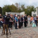 Uczestnicy uroczystości 5-lecia Pomnika Sprawiedliwych w Łodzi MZW DSC03771