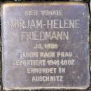 Stolperstein Paderborner Str 9 (Wilmd) Mirjam-Helene Friedmann
