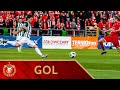 Widzew Łódź - Olimpia Grudziądz 1:2 - gol M. Kaczmarka
